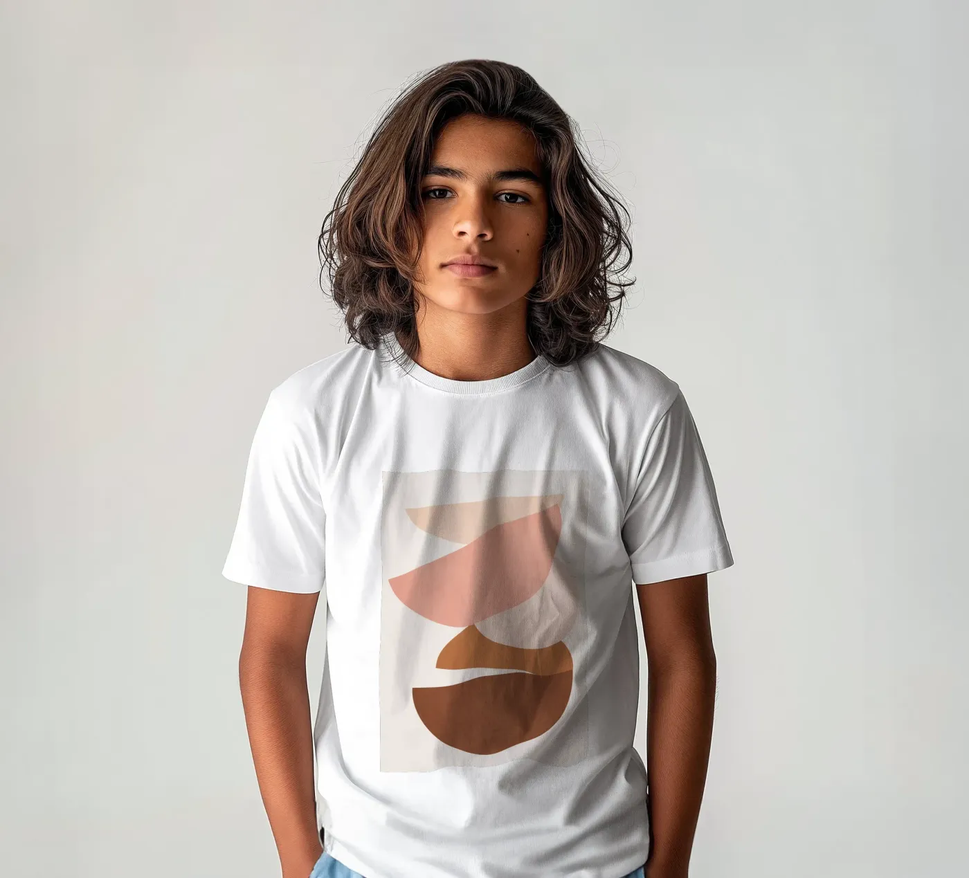 Abstract Stack I Kinder T-Shirt von Flow Line