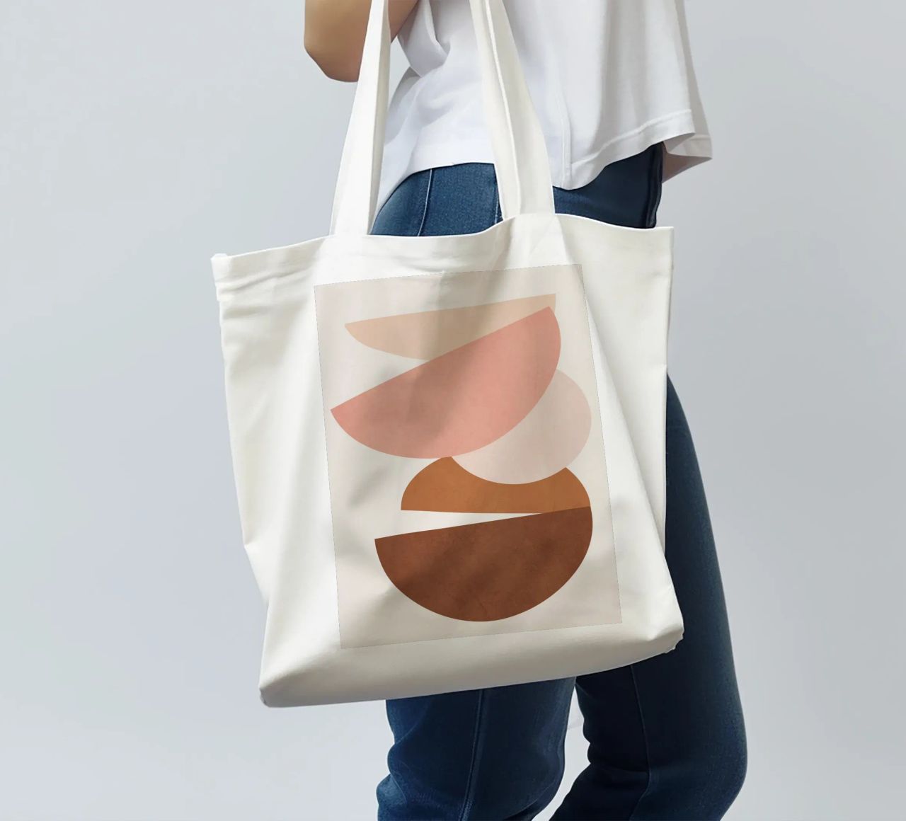 Abstract Stack I borsa in juta da Flow Line