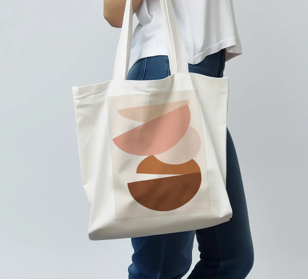 Abstract Stack I borsa in juta da Flow Line