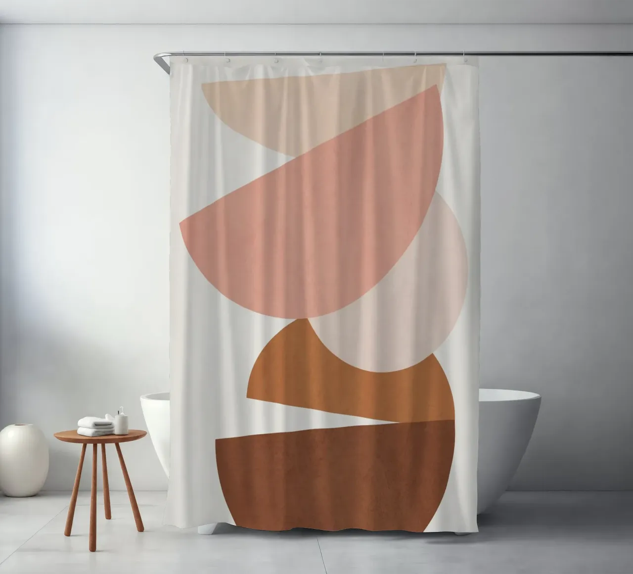 Abstract Stack I Duschvorhang von Flow Line