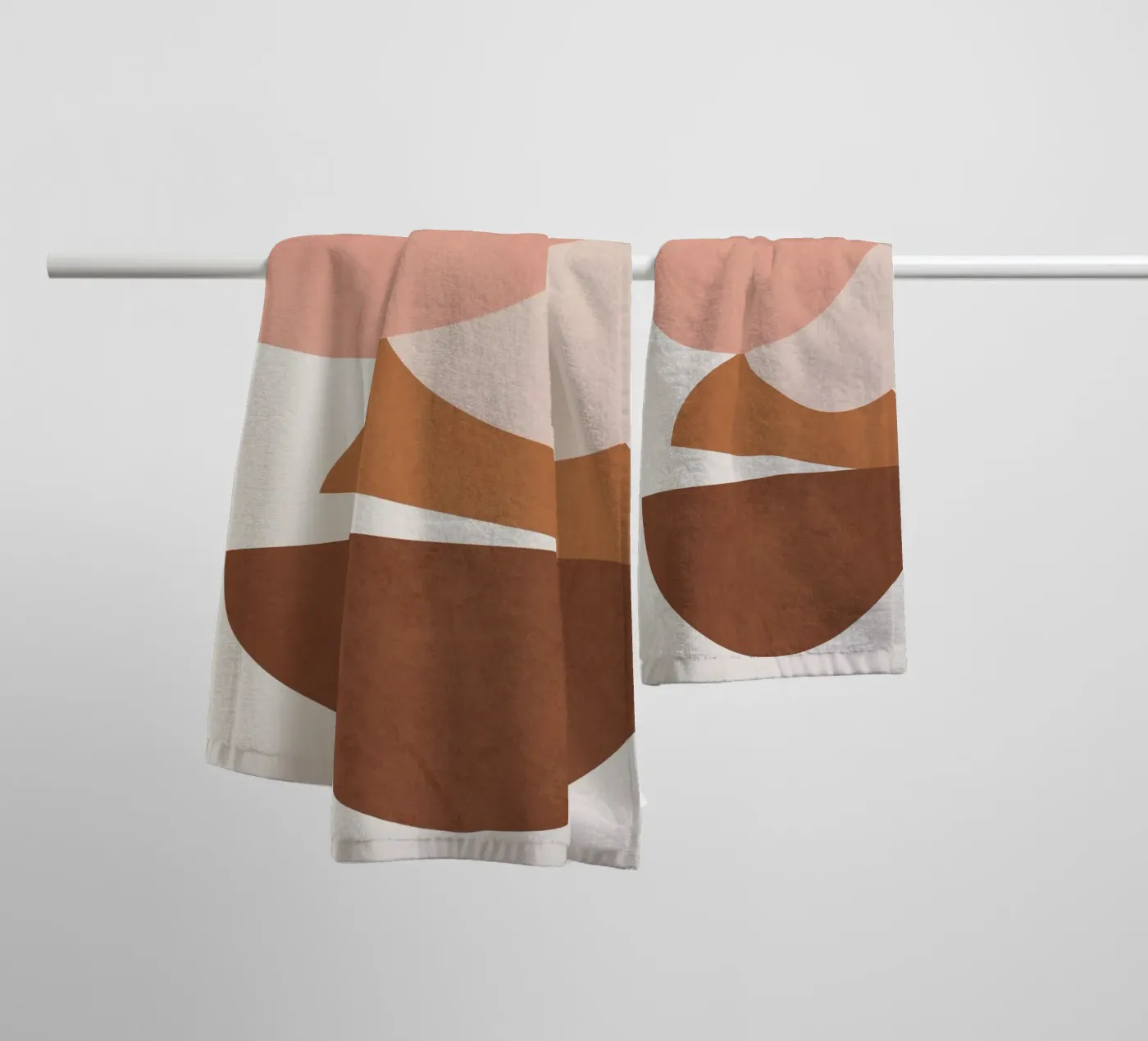 Abstract Stack I badhanddoek van Flow Line