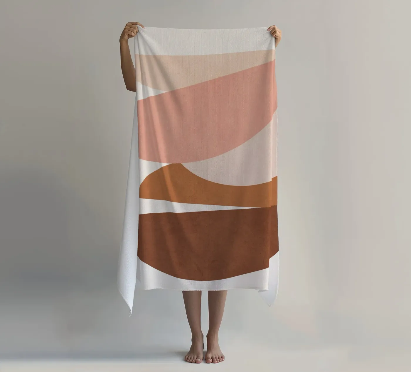 Abstract Stack I strandhanddoek van Flow Line