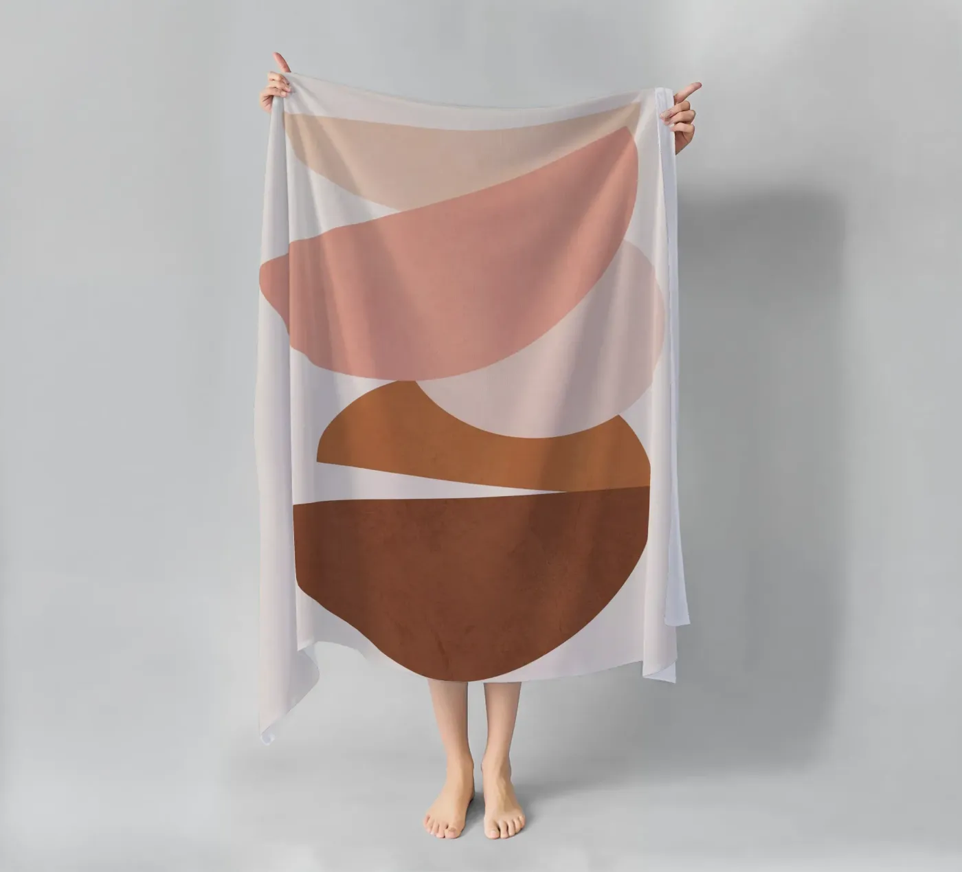 Abstract Stack I serviette de plage de Flow Line