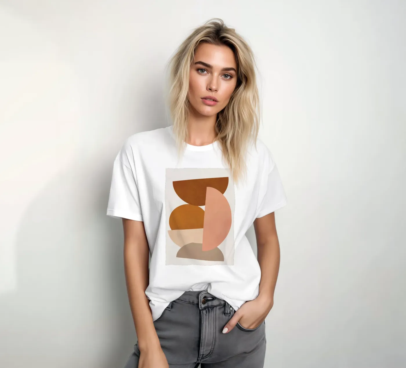 Abstract Stack II t-shirt da Flow Line