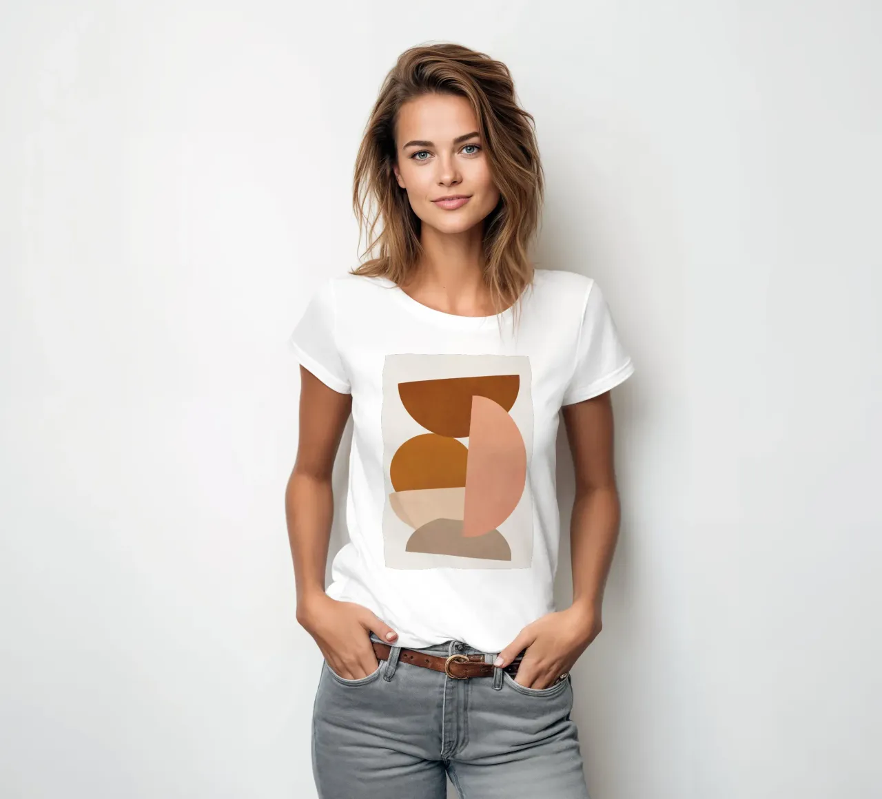 Abstract Stack II t-shirt da donna da Flow Line
