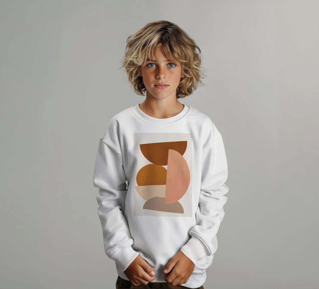 Abstract Stack II felpa bambino da Flow Line