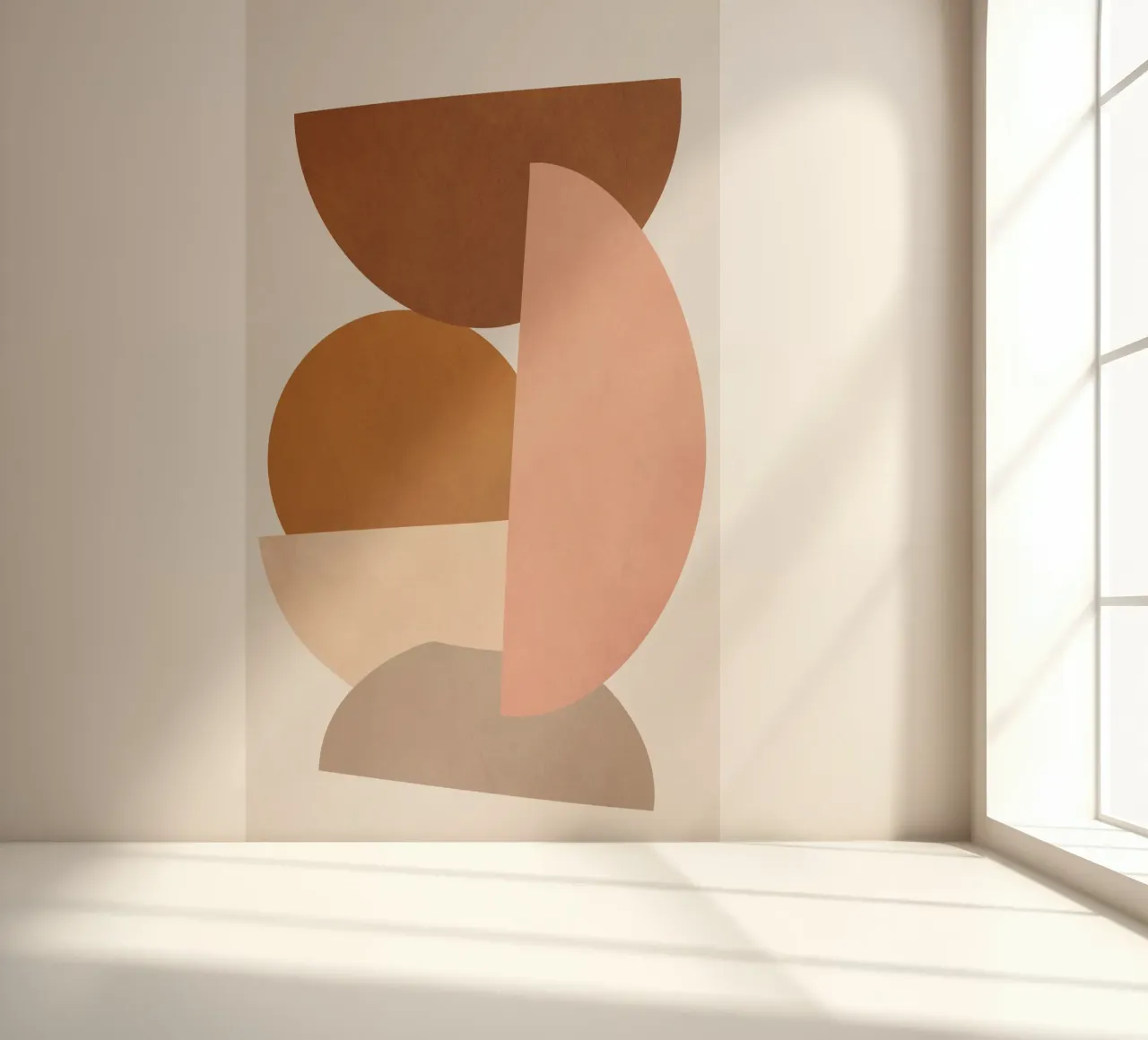 Abstract Stack II fotobehang van Flow Line