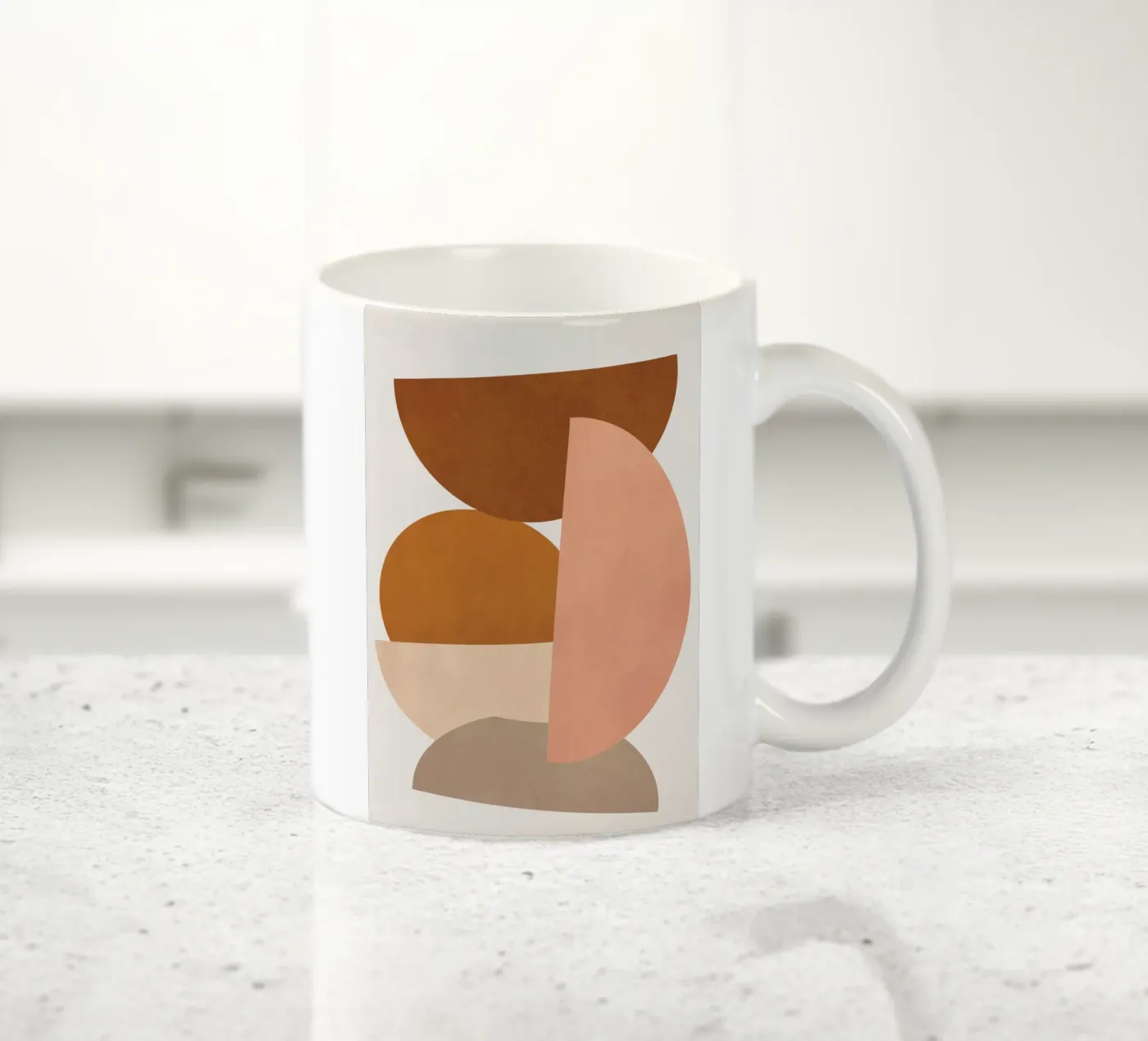 Abstract Stack II ceramic mug by Flow Line