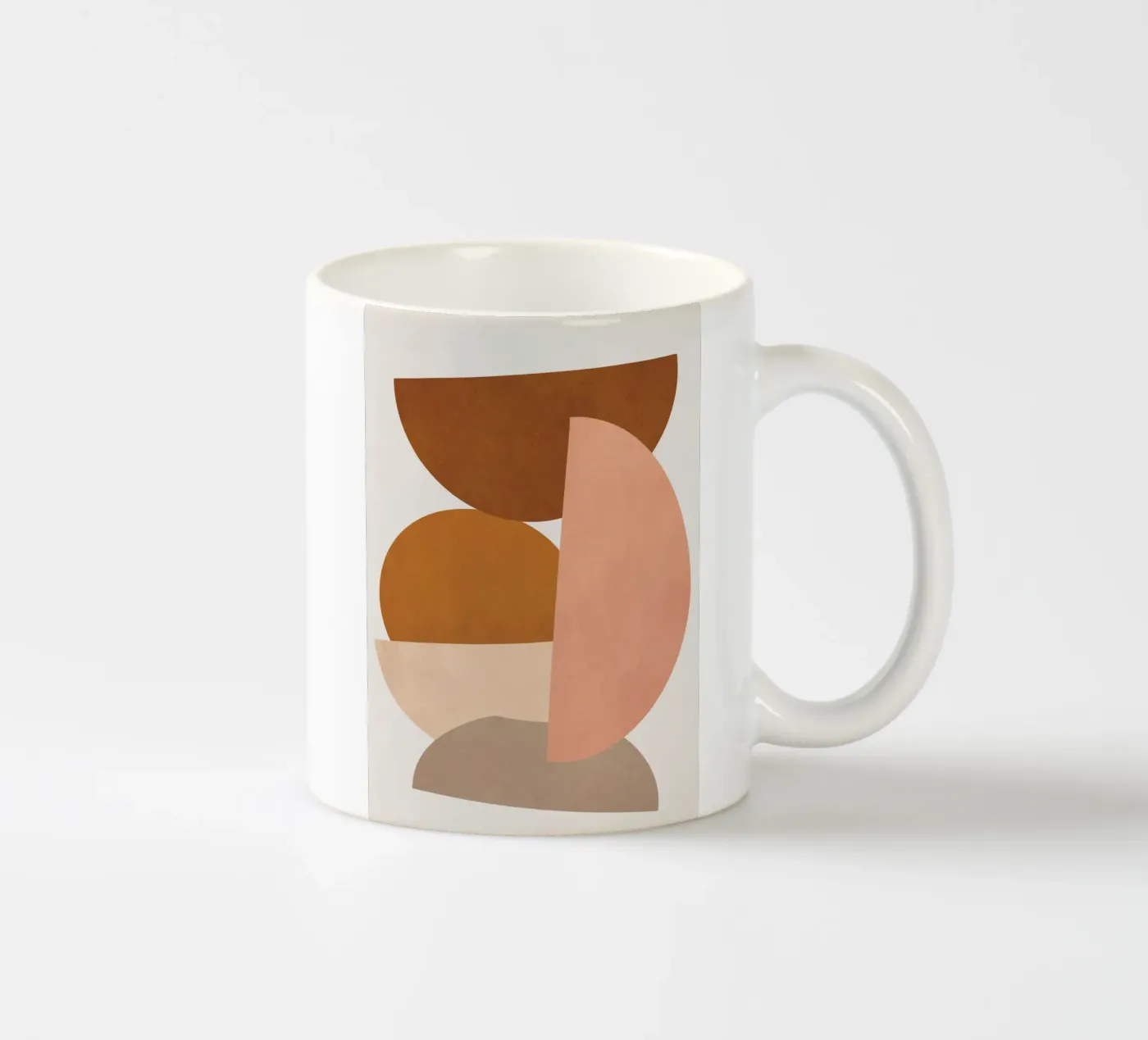 Abstract Stack II ceramic mug by Flow Line