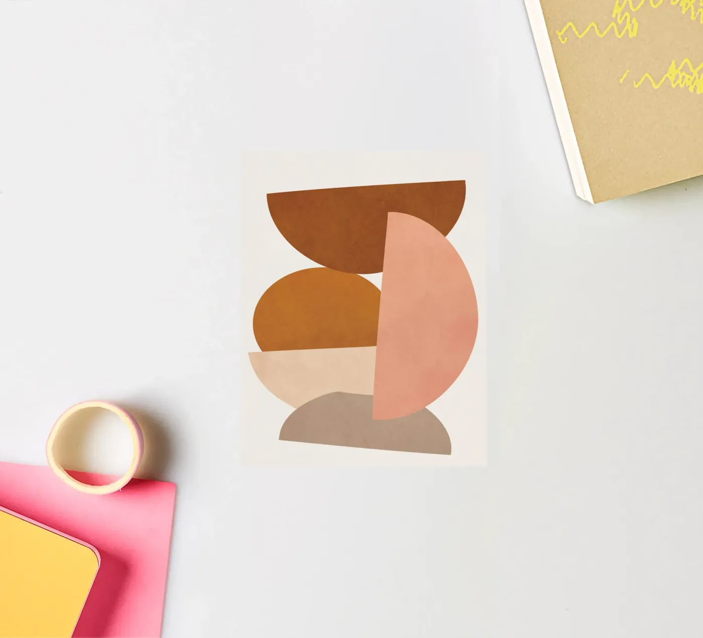 Abstract Stack II sticker van Flow Line