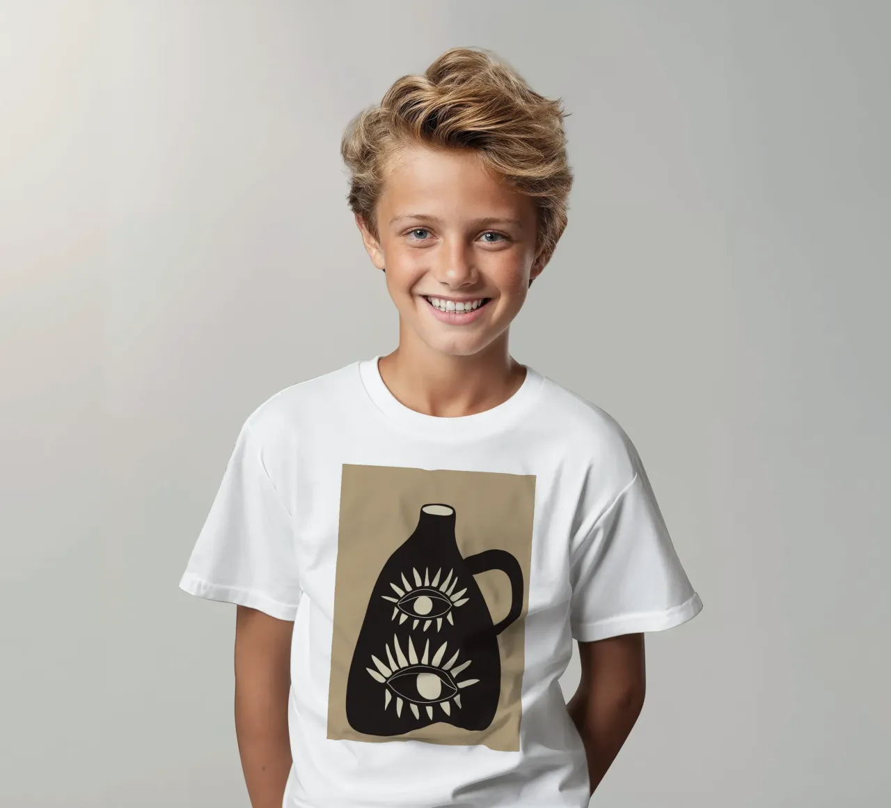 Modern Abstract Vase 2 t-shirt bambini da cityart