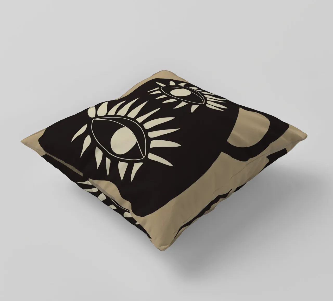 Modern Abstract Vase 2 Kissen von cityart