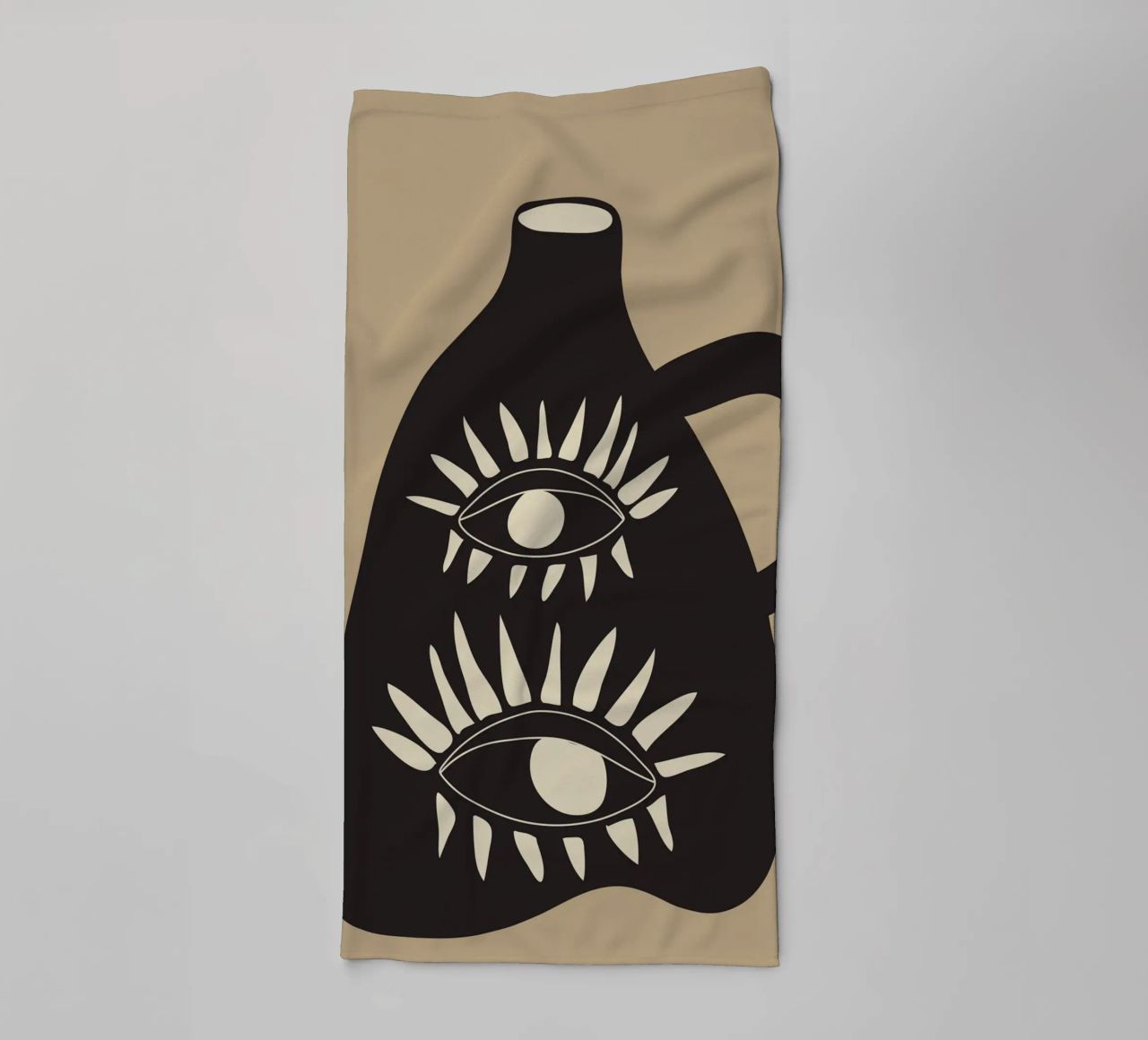Modern Abstract Vase 2 asciugamano da bagno da cityart