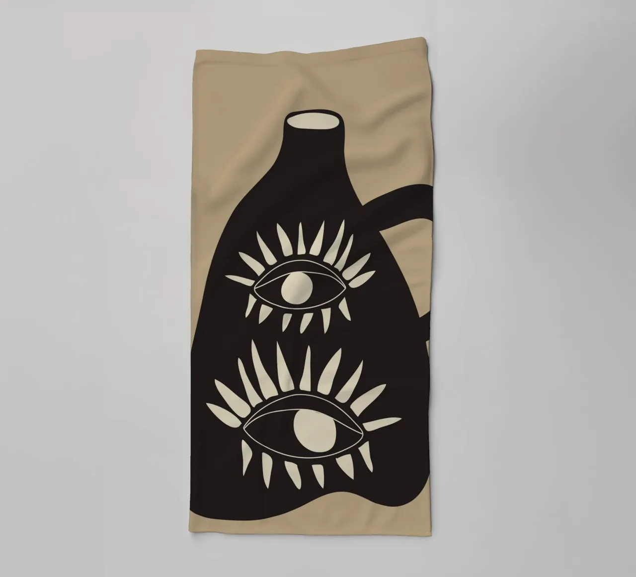 Modern Abstract Vase 2 asciugamano da bagno da cityart