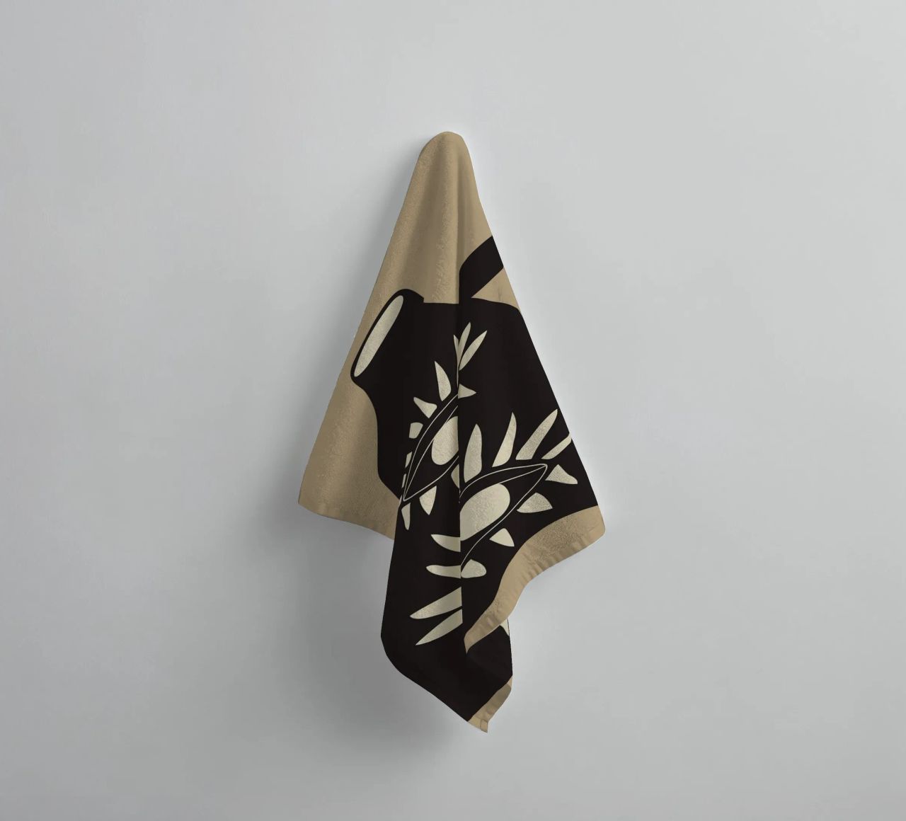 Modern Abstract Vase 2 asciugamano da bagno da cityart