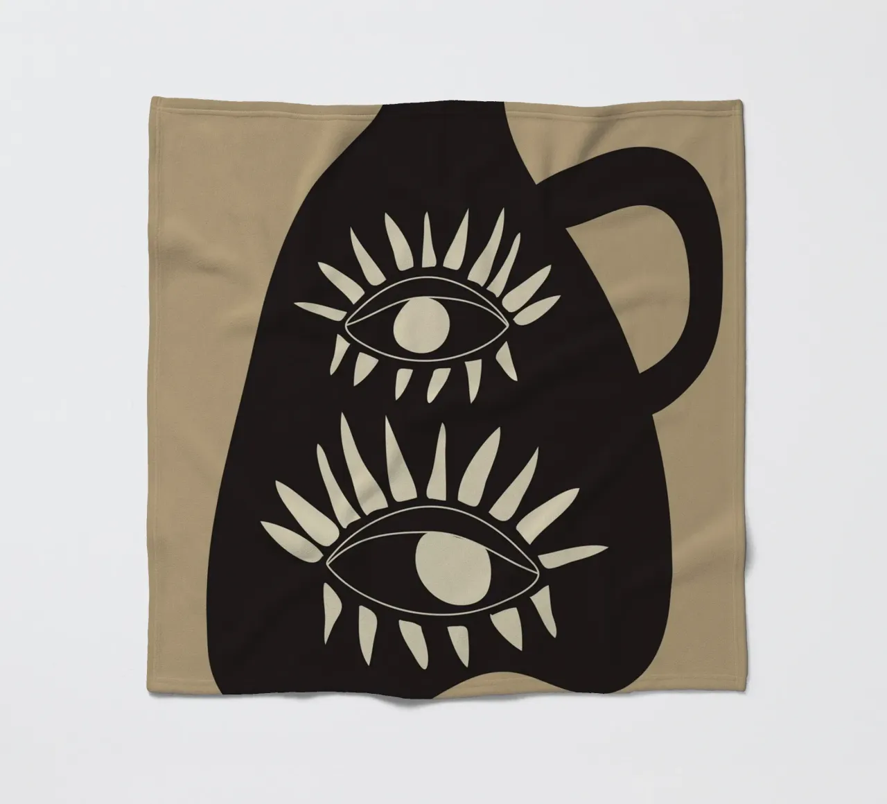 Modern Abstract Vase 2 coperta in pile da cityart