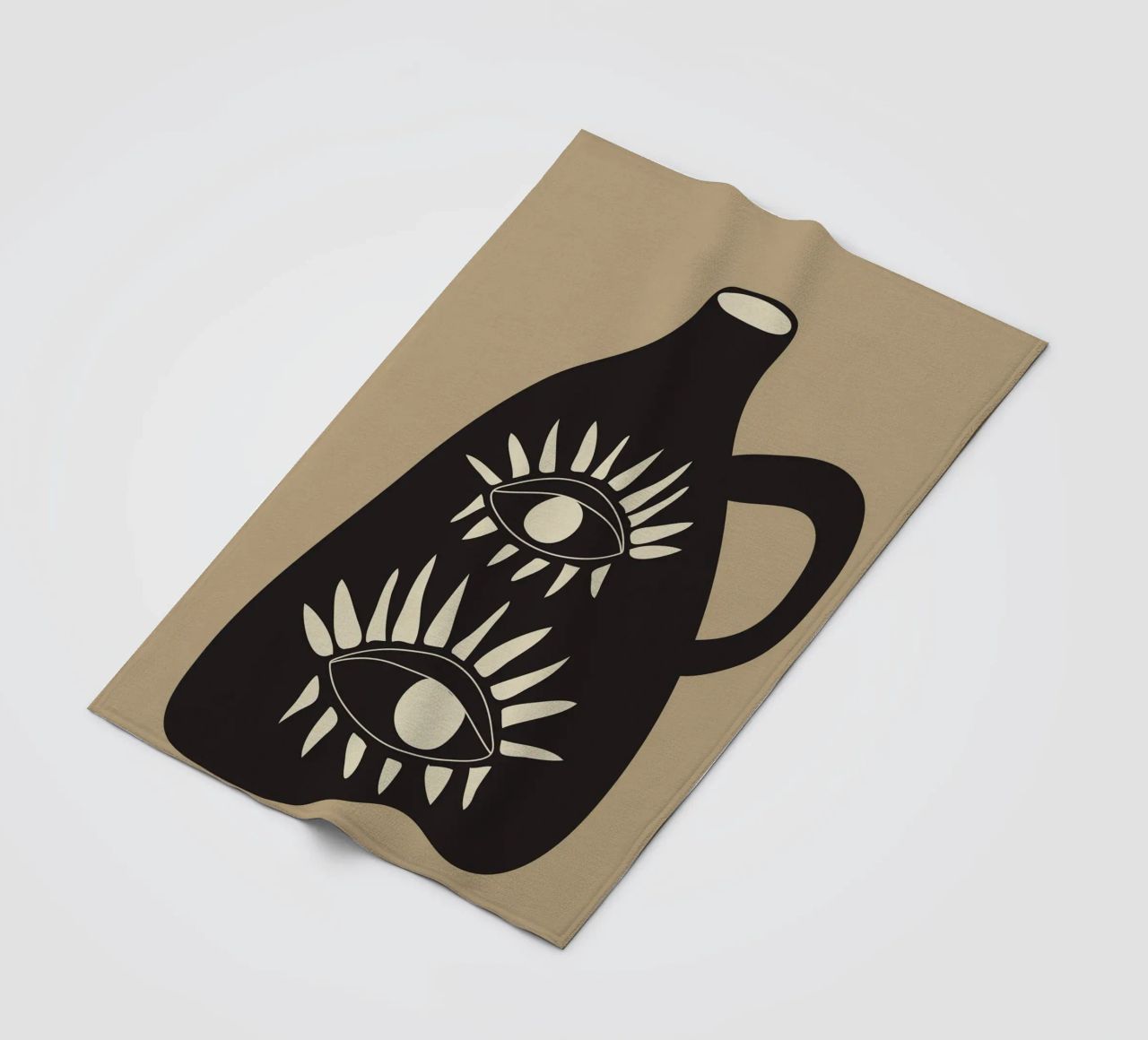 Modern Abstract Vase 2 coperta in pile da cityart