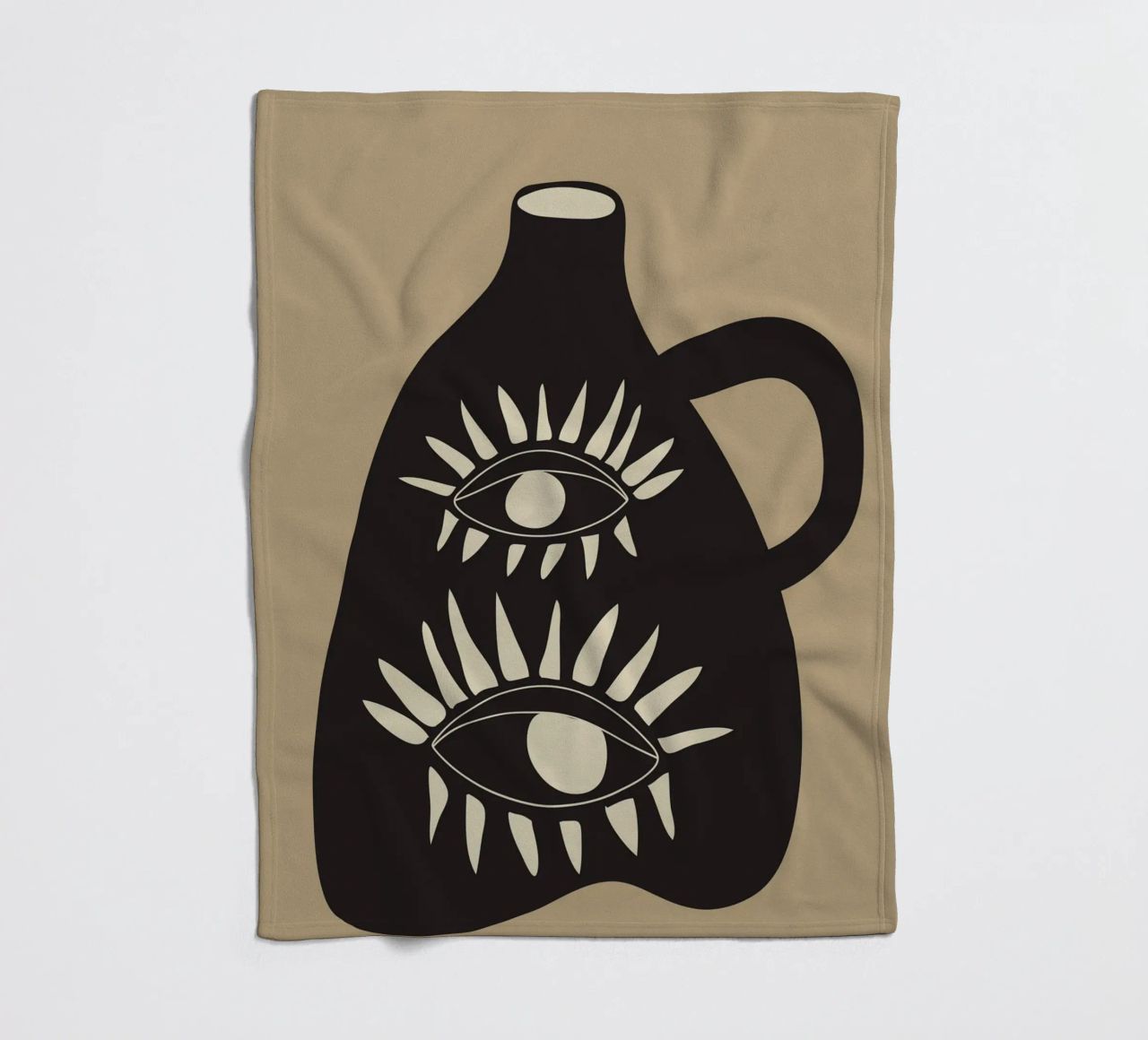 Modern Abstract Vase 2 coperta in pile da cityart