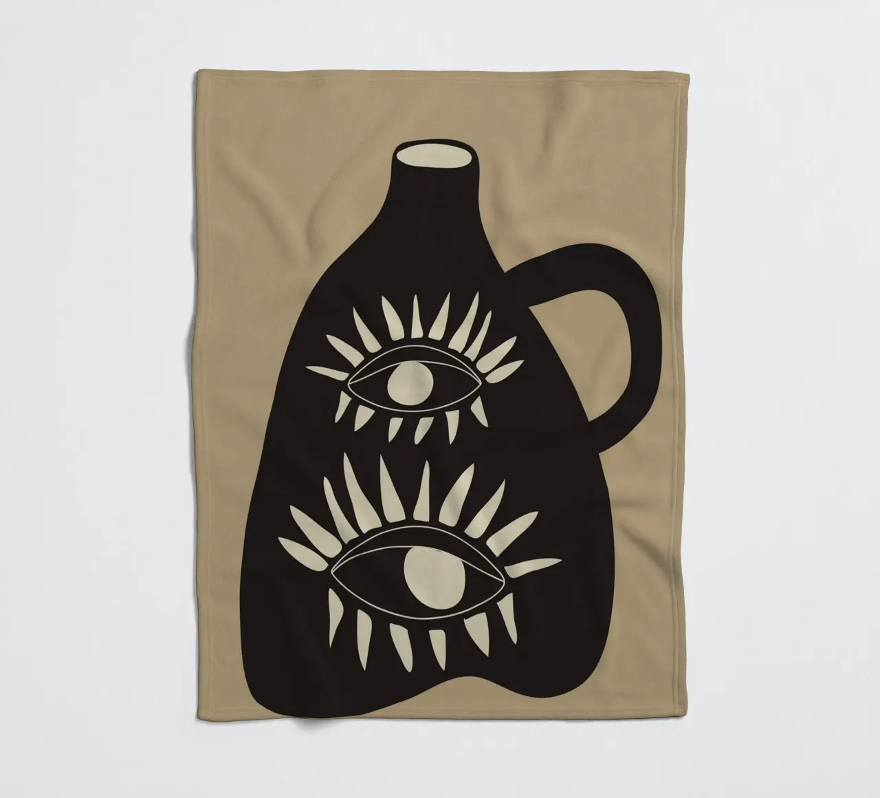 Modern Abstract Vase 2 coperta in pile da cityart