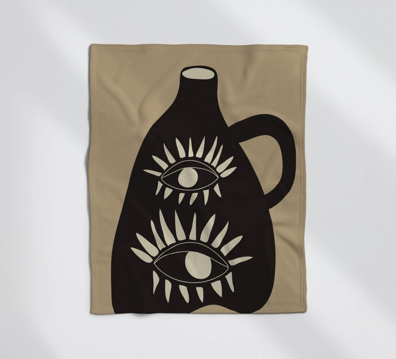 Modern Abstract Vase 2 coperta in pile da cityart