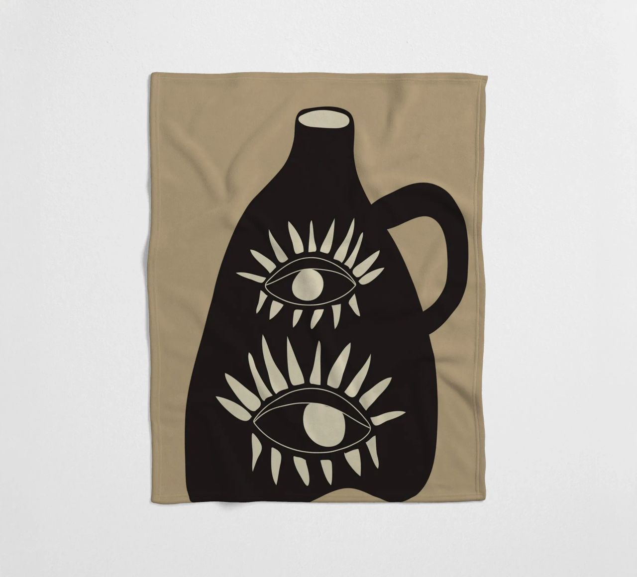 Modern Abstract Vase 2 coperta in pile da cityart