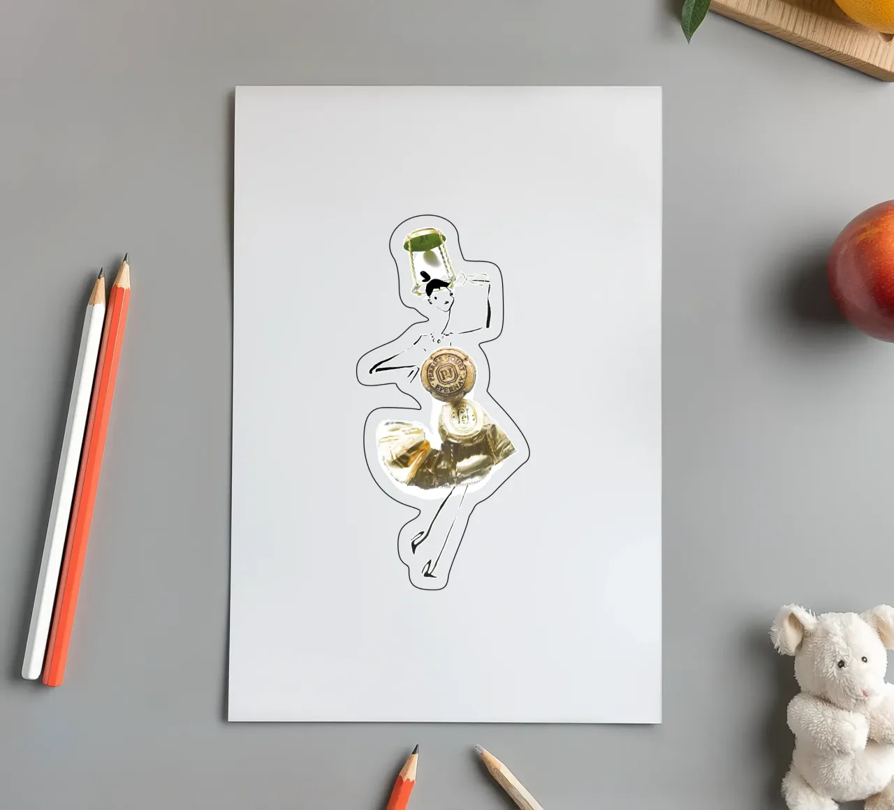 Cheers! sticker sheet by Gretchen Roehrs