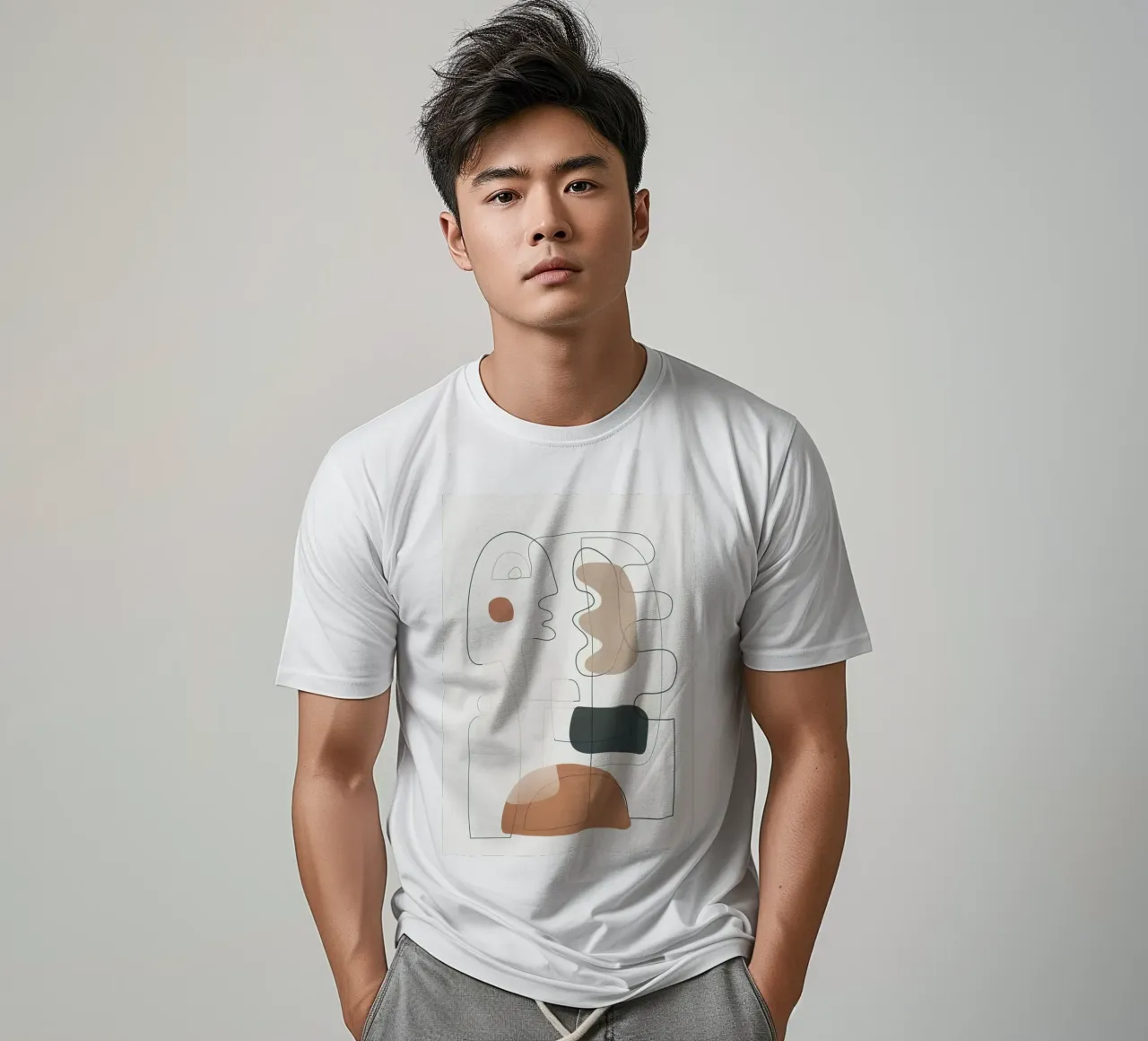 Movement Abstraction 3 t-shirt da Nadjaa