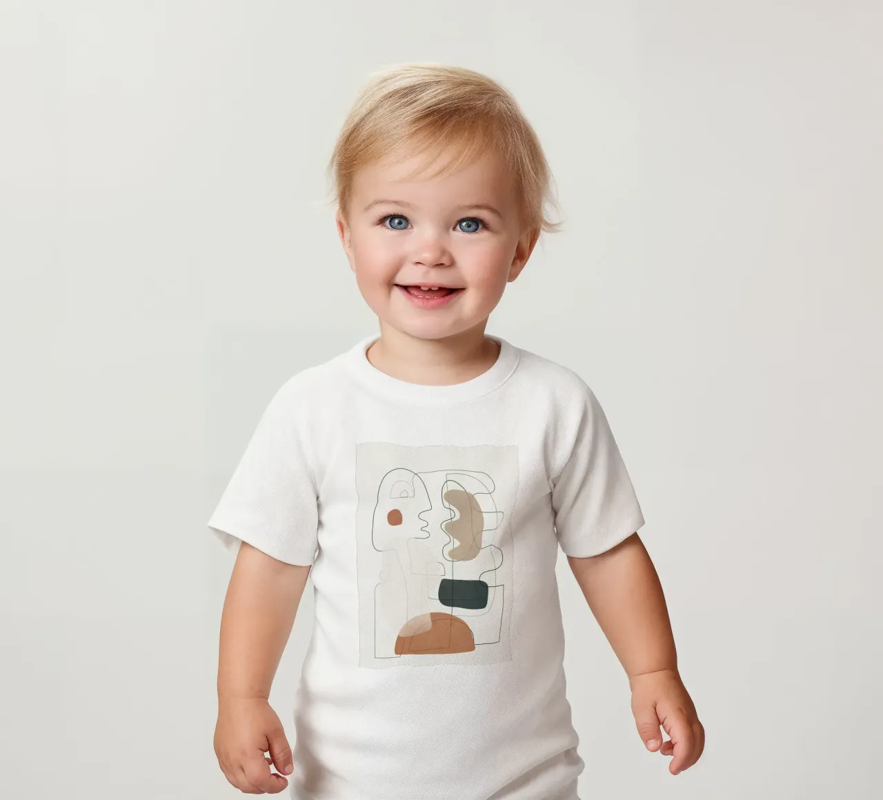 Movement Abstraction 3 Baby T-Shirt von Nadjaa