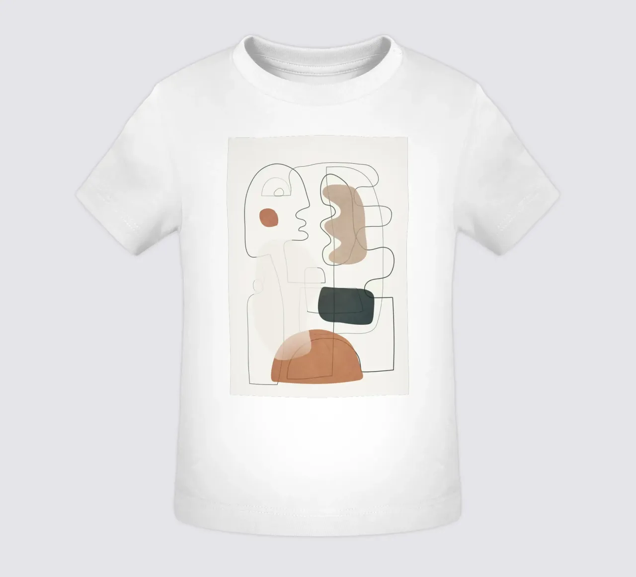 Movement Abstraction 3 Baby T-Shirt von Nadjaa