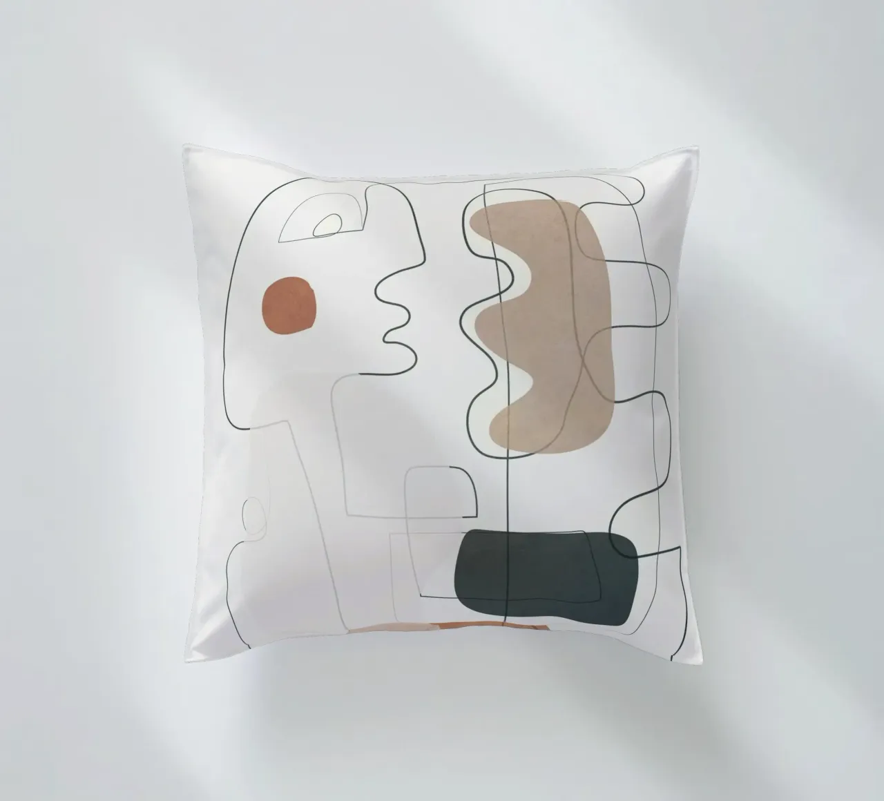 Movement Abstraction 3 decorative cushion by Nadjaa