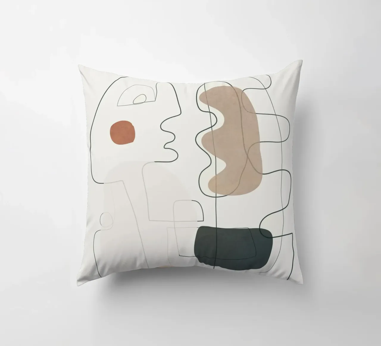 Movement Abstraction 3 decorative cushion by Nadjaa