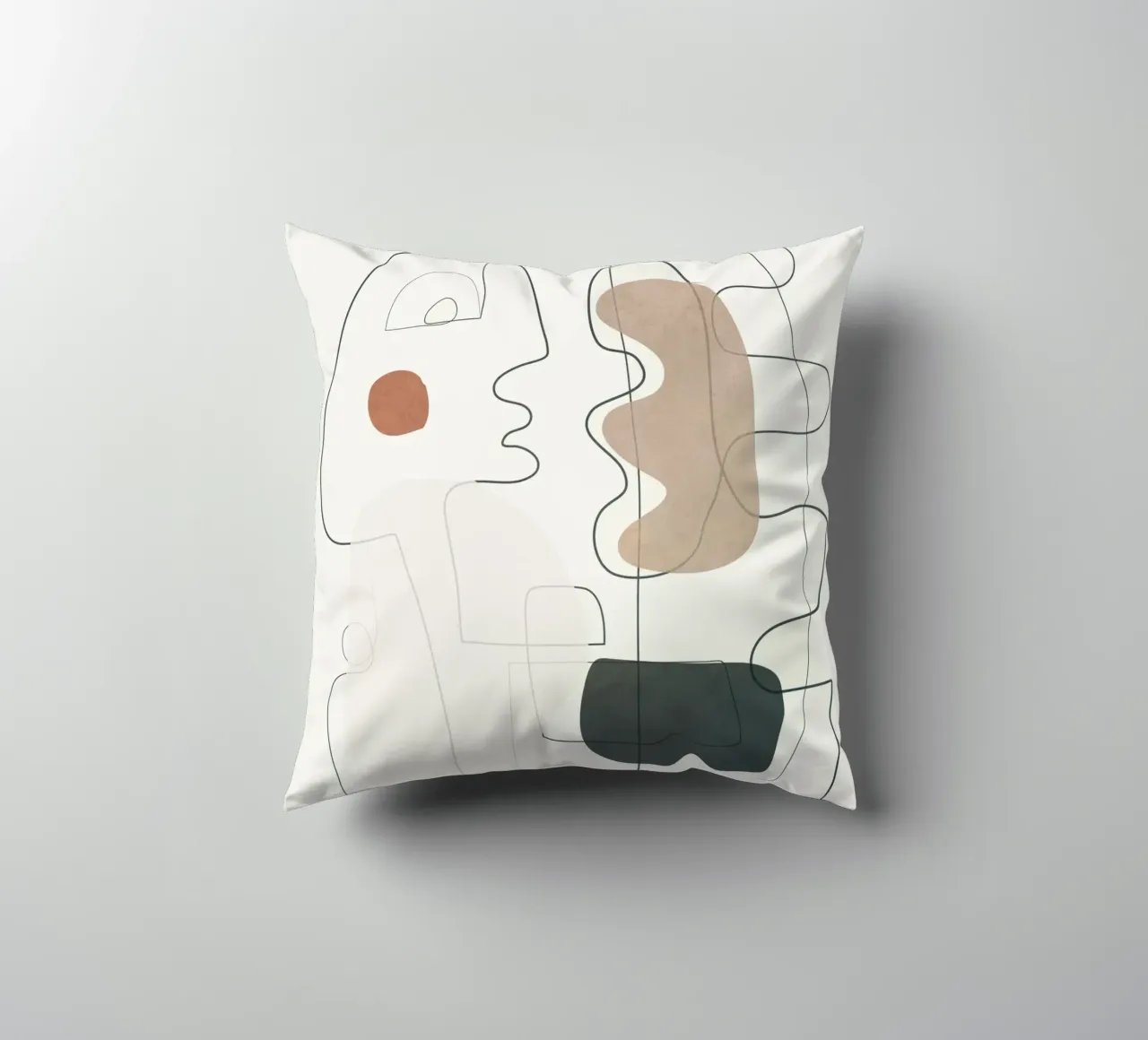 Movement Abstraction 3 kussen van Nadjaa