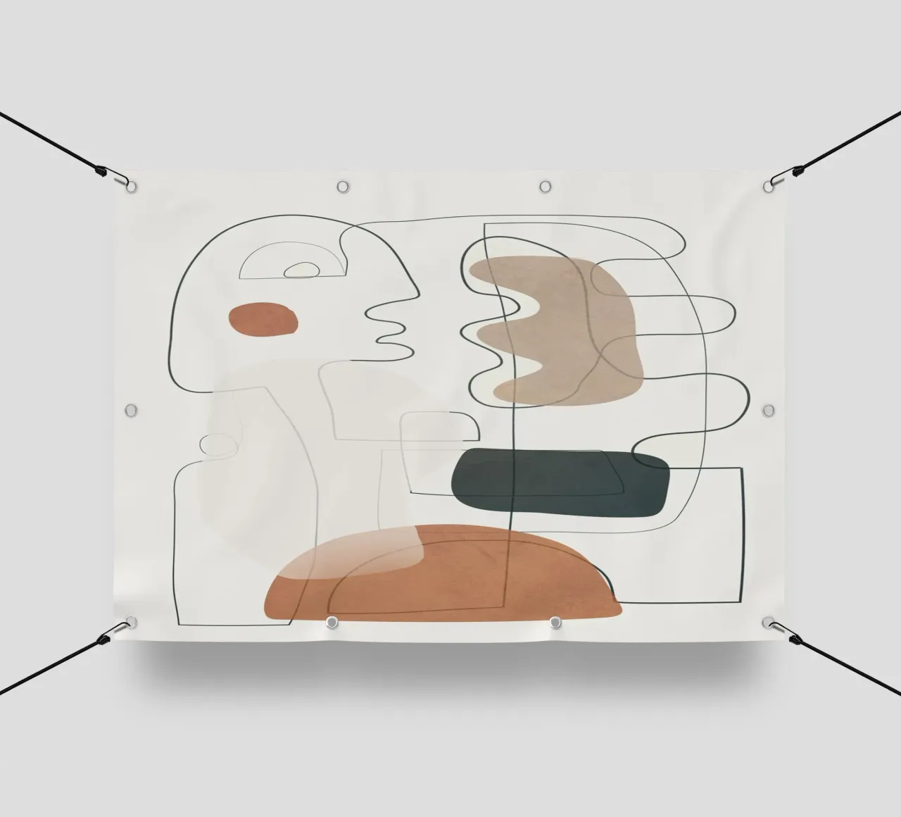 Movement Abstraction 3 telo in pvc da Nadjaa