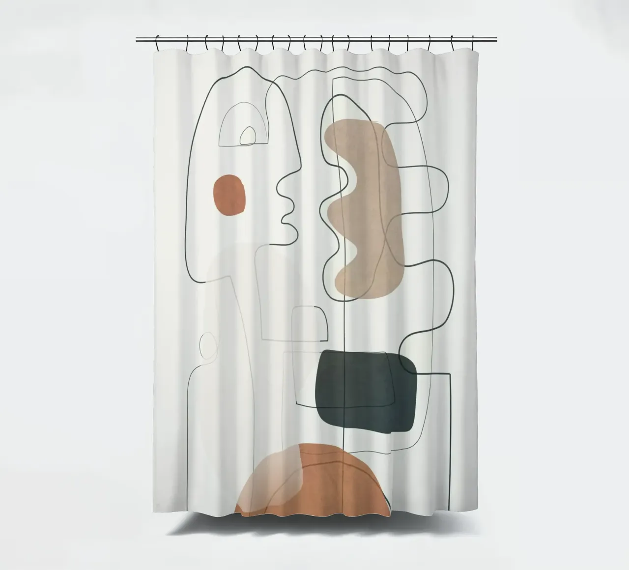 Movement Abstraction 3 tenda da doccia da Nadjaa