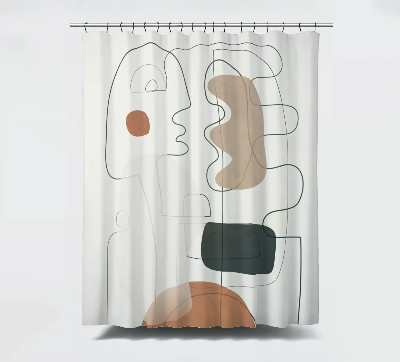 Movement Abstraction 3 tenda da doccia da Nadjaa