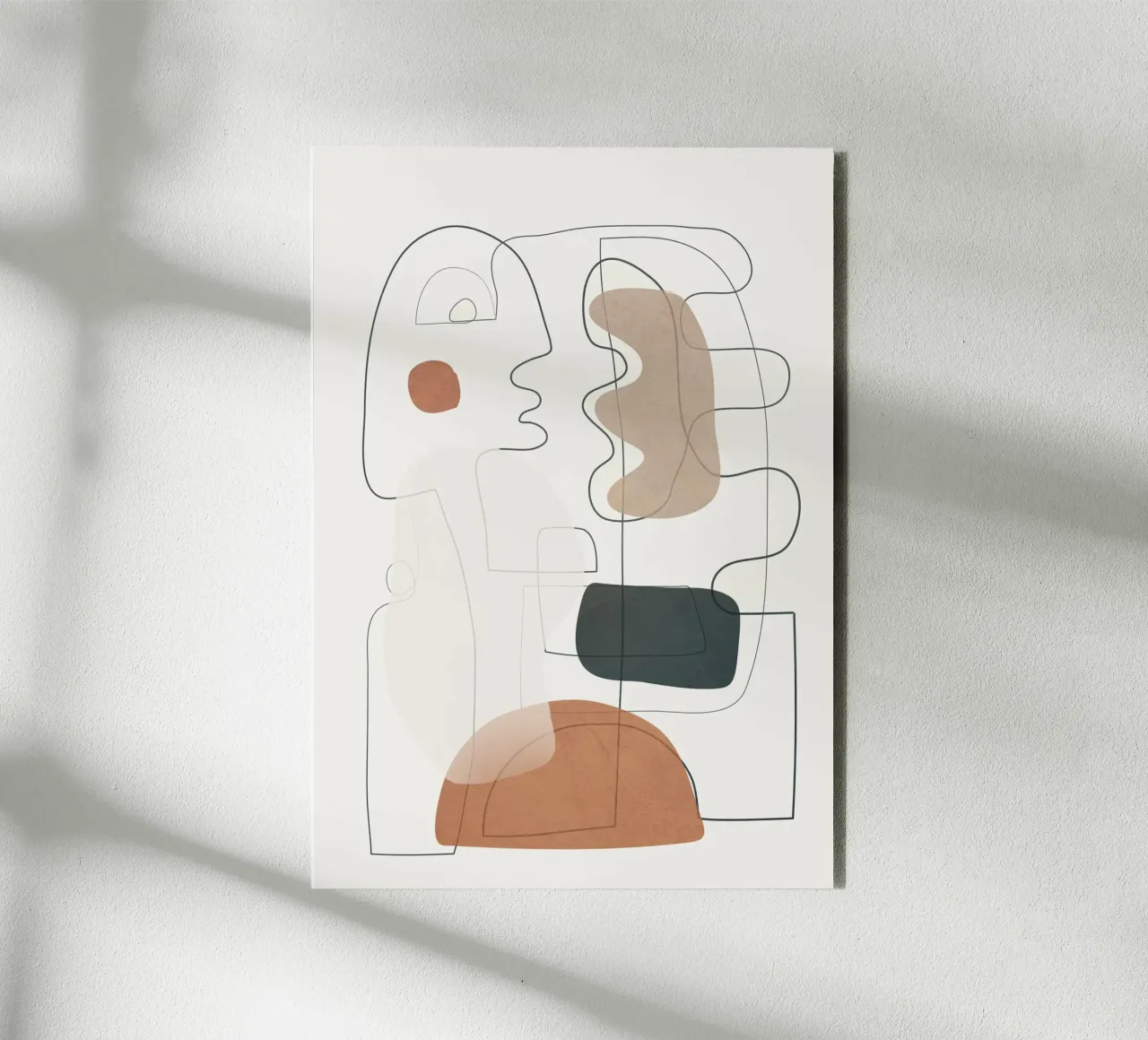 Movement Abstraction 3 alluminio dibond da Nadjaa