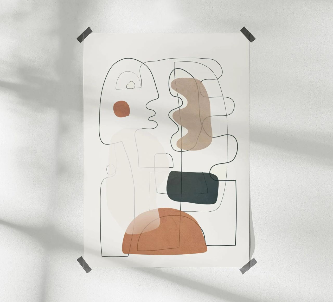Movement Abstraction 3 poster de Nadjaa