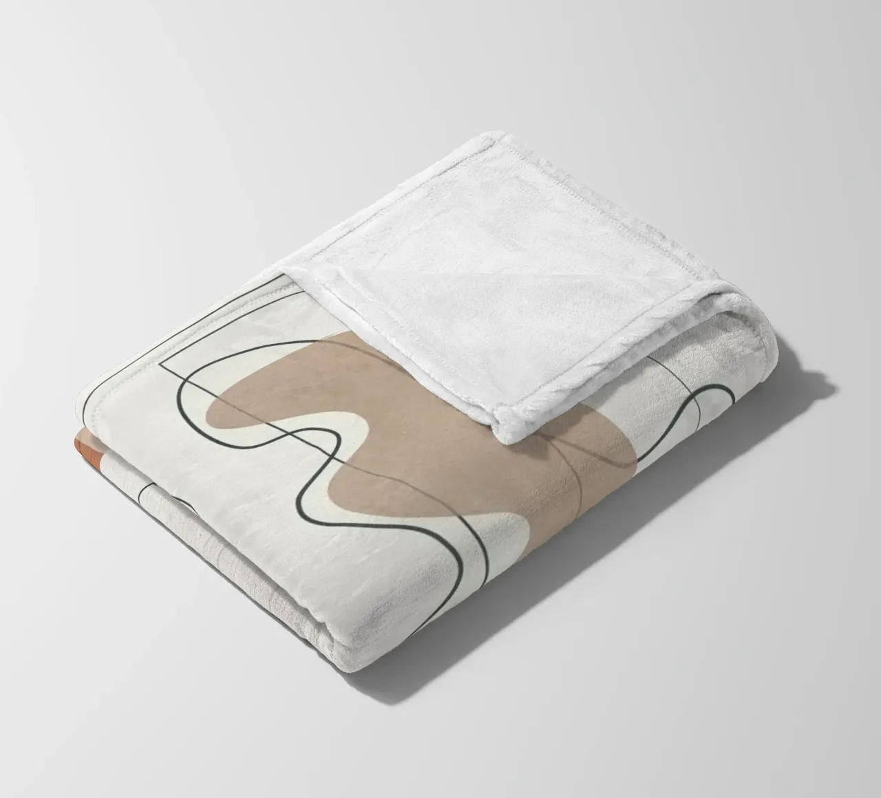 Movement Abstraction 3 plaid polaire de Nadjaa