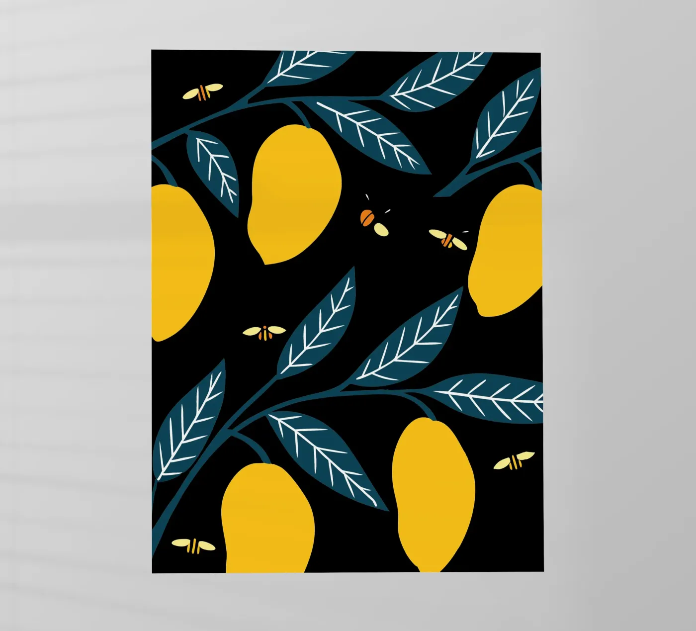 Lemons And Branches backlit folie van TODAY'S SHOP
