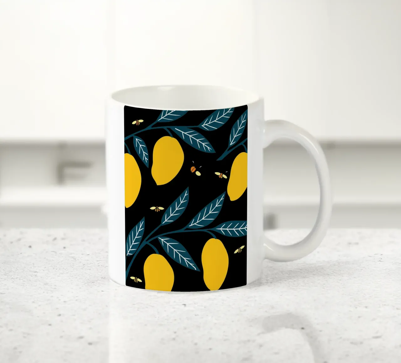 Limoni e rami tazza in ceramica da TODAY'S SHOP