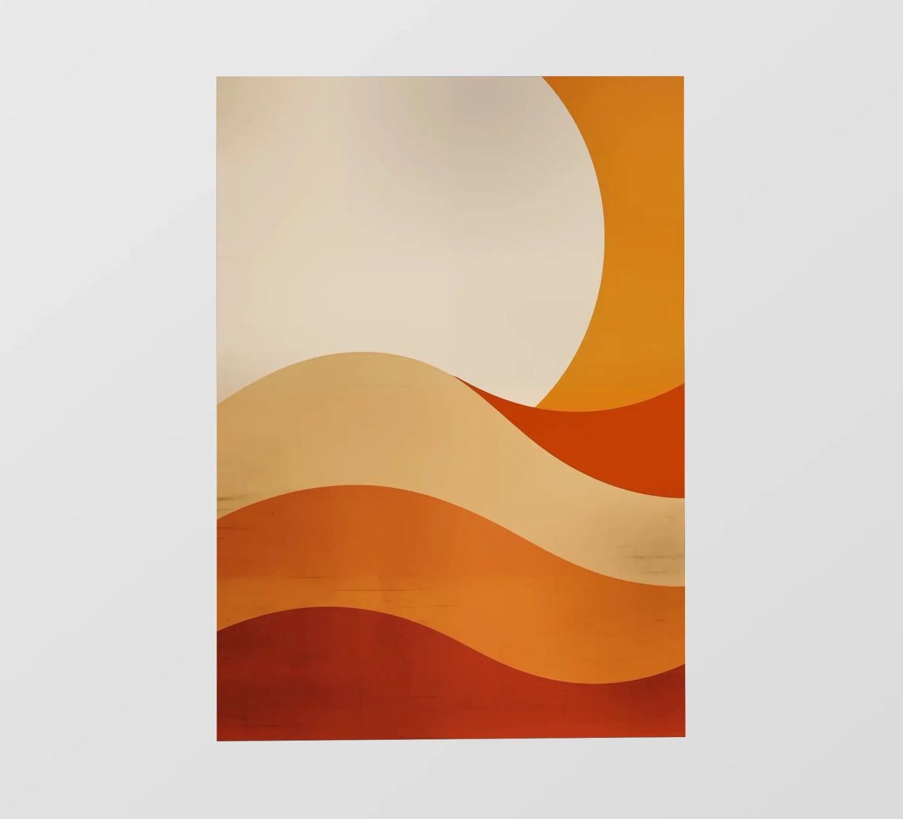 sole linee curve forme semplici geometria telo in pvc da Perry Kale