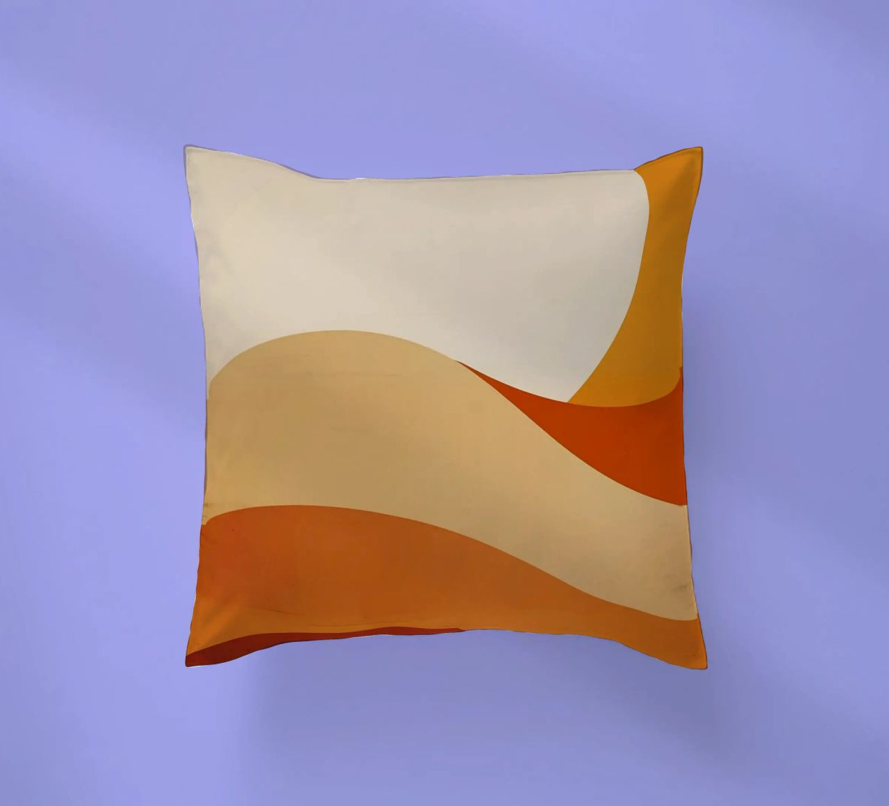 sole linee curve forme semplici geometria cuscino da Perry Kale