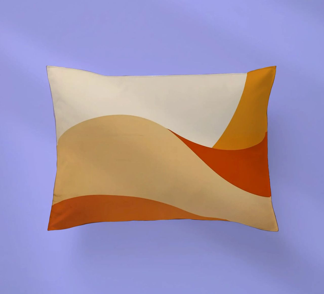 sole linee curve forme semplici geometria cuscino da Perry Kale