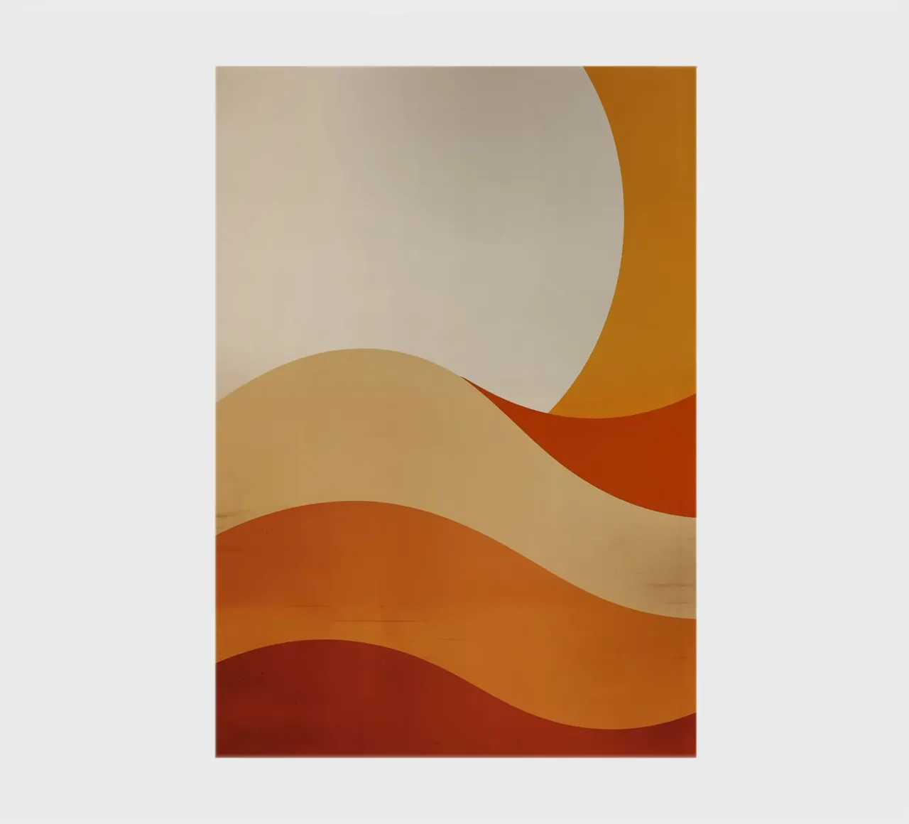 Sonne gebogene Linien einfache Formen Geometrie Notizbuch von Perry Kale