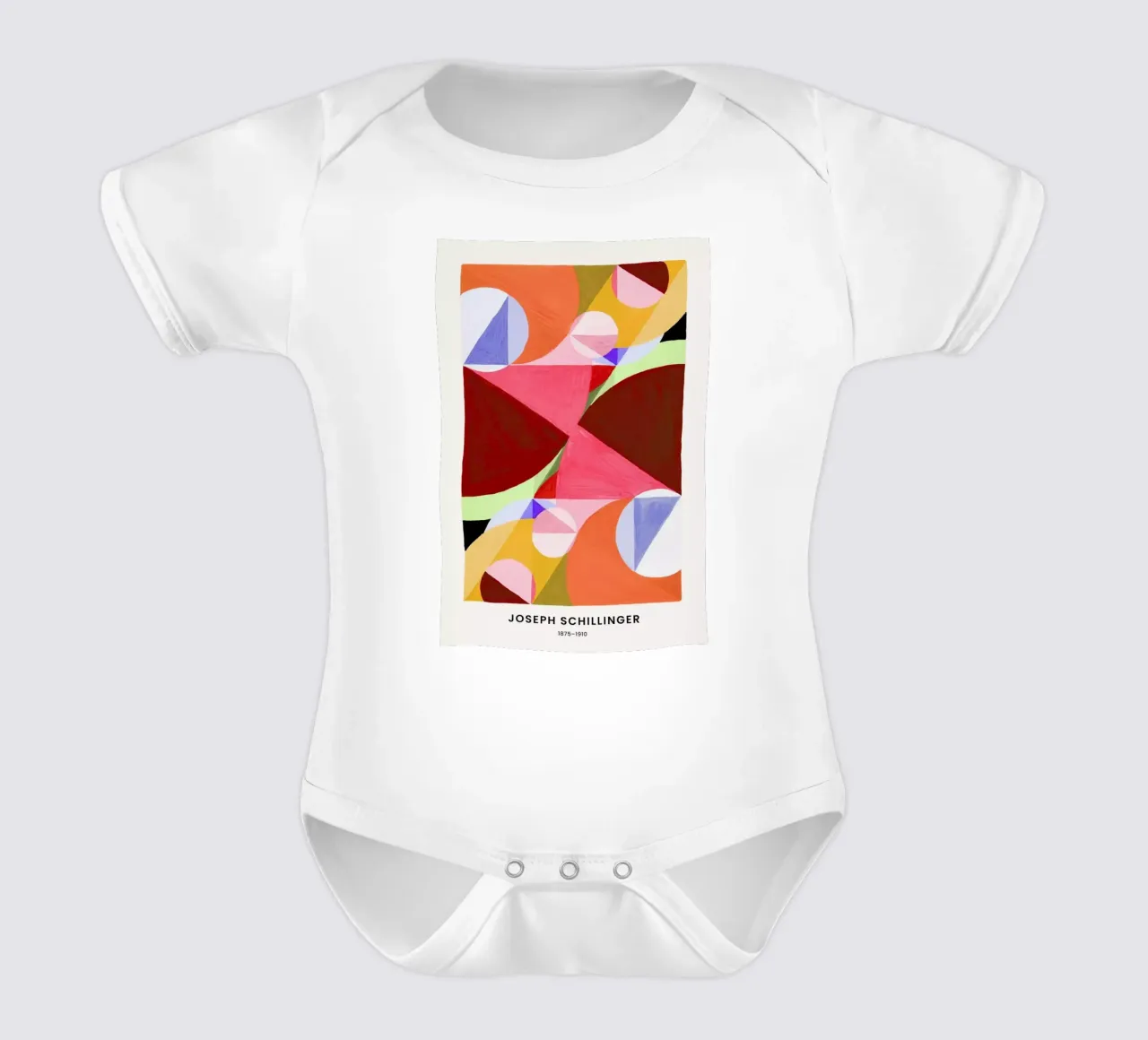 Schillinger - Area Broken by Perpendiculars body neonato maniche corte da Vintage by JUNIQE