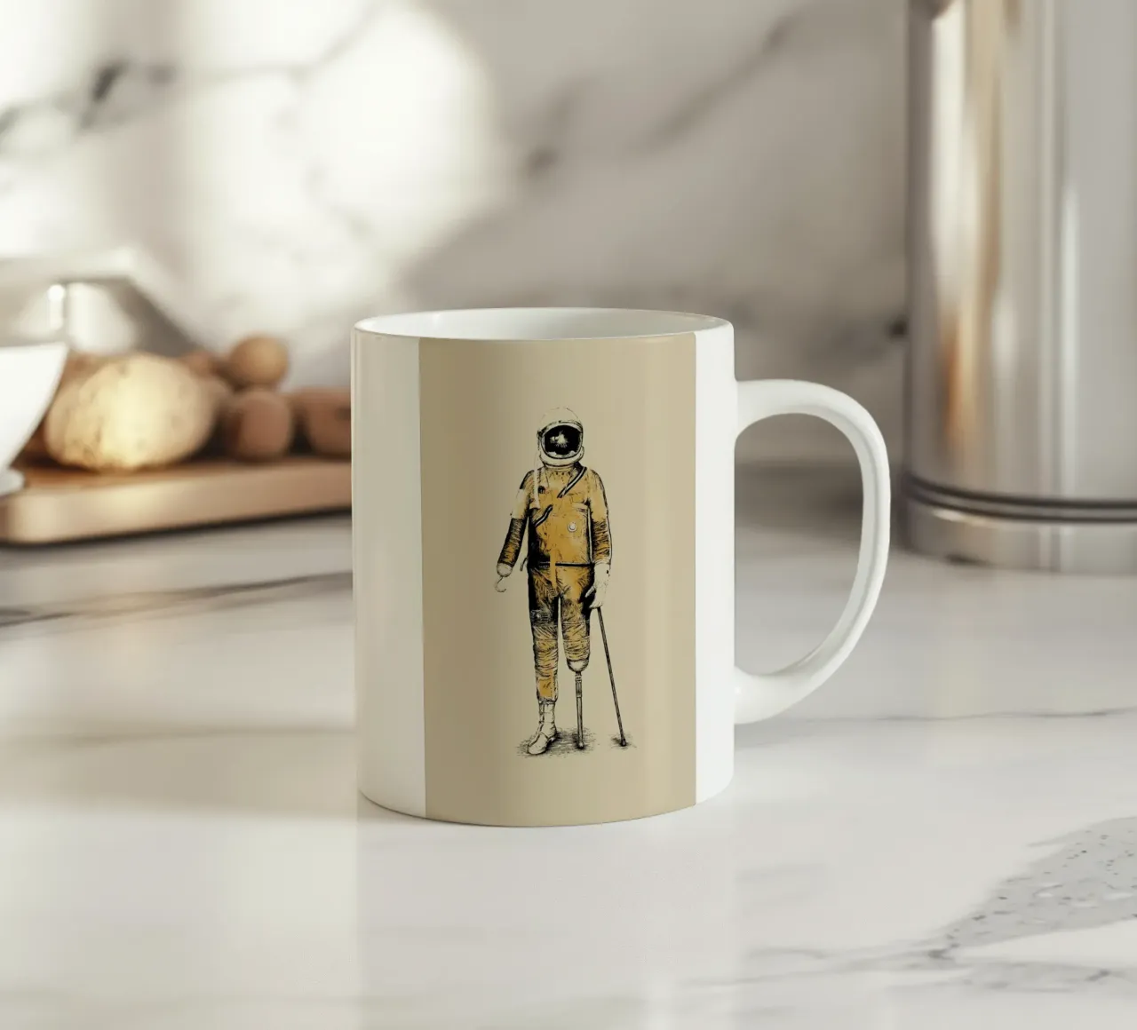 Astropirate tazza in ceramica da Florent Bodart