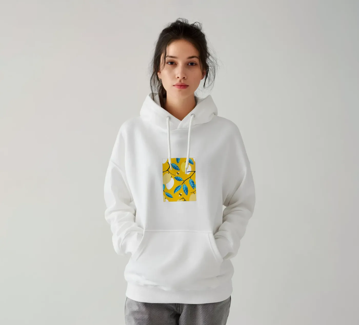 Lemon And Bees hoodie by TODAY'S SHOP