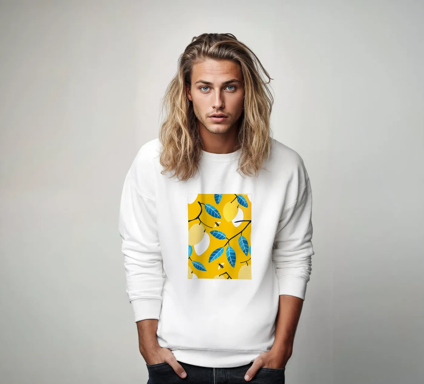 Lemon And Bees sweat de TODAY'S SHOP