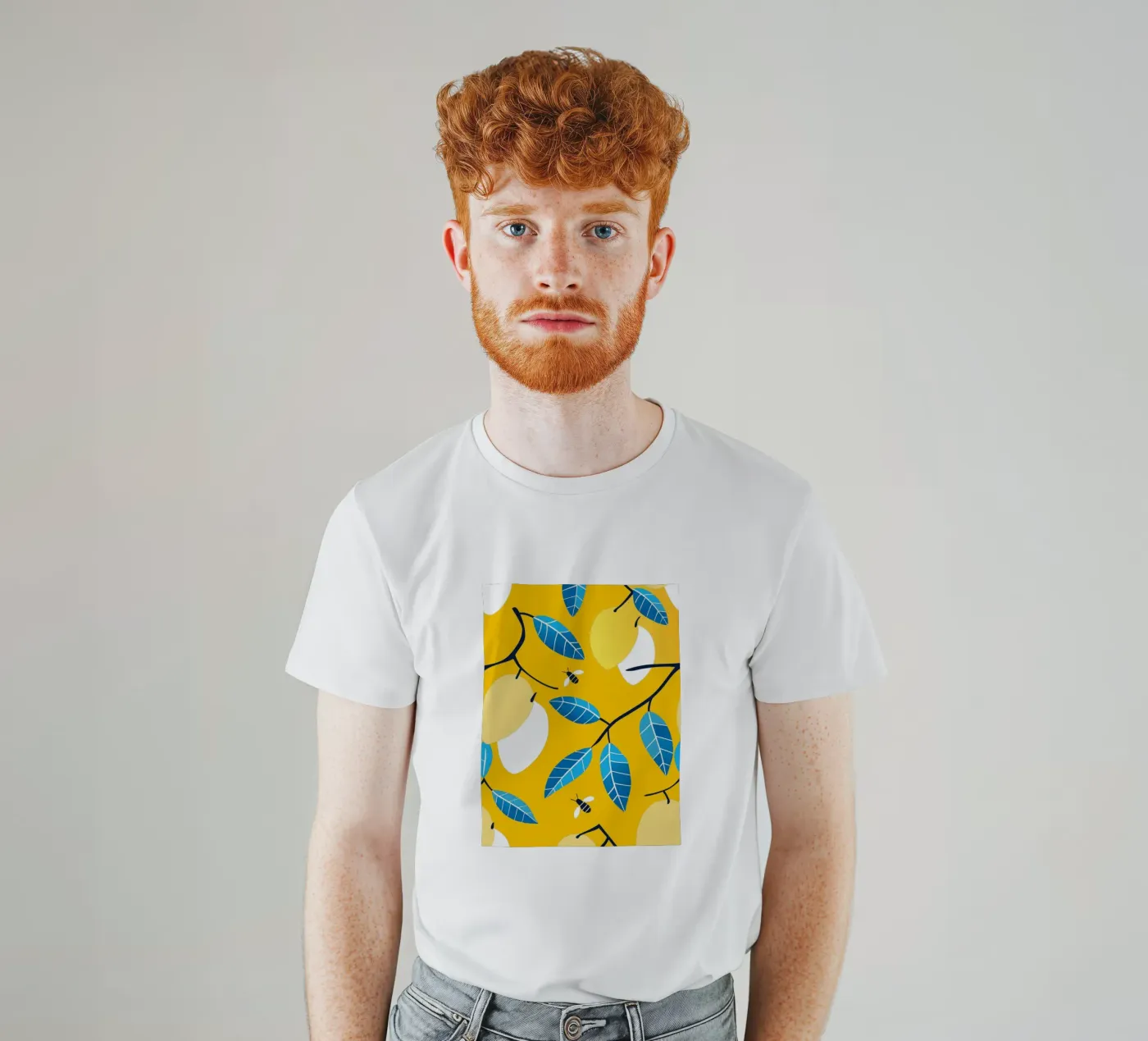 Lemon And Bees t-shirt da TODAY'S SHOP