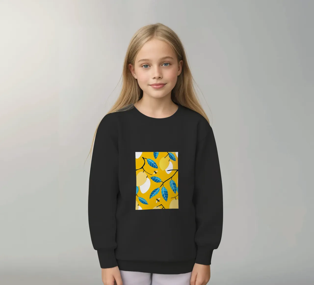 Limone e api felpa bambino da TODAY'S SHOP